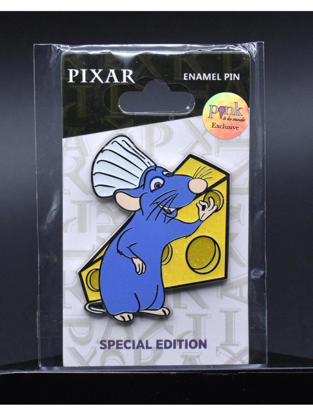 Disney Chef Remy Swiss Cheese Block Ratatouille PALM Pin (C4)